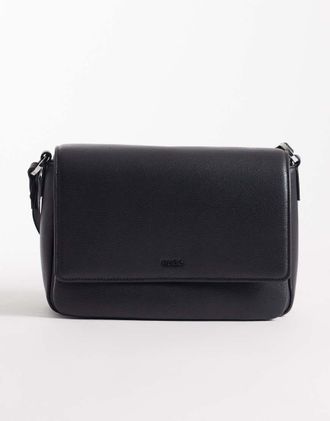 HUGO BOSS Bel - Borsa nera con patta-Nero