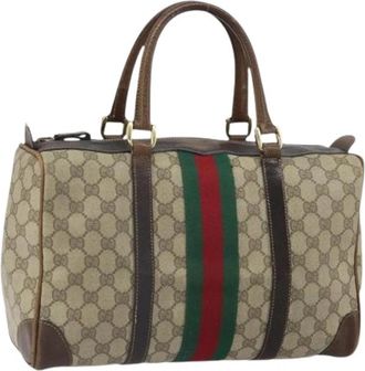 Gucci Pre-owned Plastic Handtas - Dames - Vintage Handtas - Beige - ONE Size - Vintage