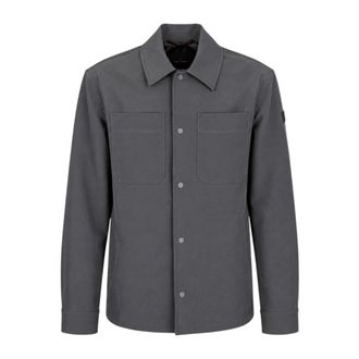 Peuterey Overshirt - Heren - Jassen - Grijs - Maat: L Poliester