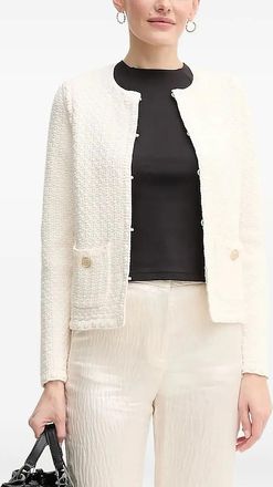 Pedro del Hierro tweed pocket cardigan - Neutrals