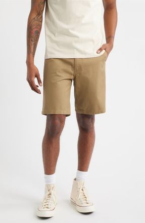 Brixton Santo Chino Shorts in Khaki at Nordstrom, Size 36