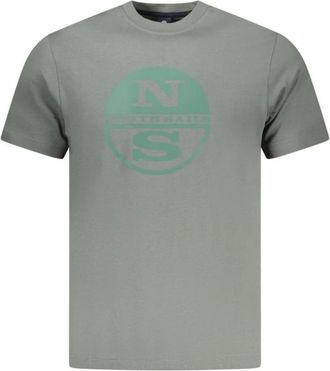 North Sails Heren, Tops, Groen, Maat: XL Katoen