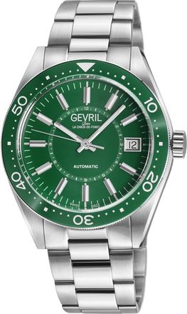 Gevril Group Belmont Automatic Green Dial Mens Watch 42102B