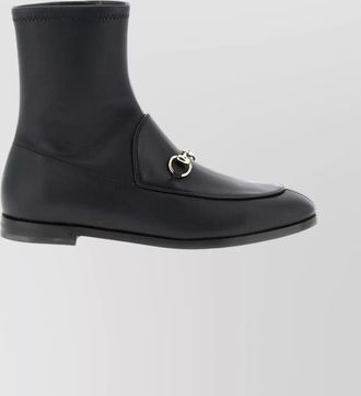 Gucci leather ankle boots