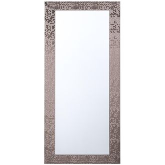 Beliani Beliani - Espejo Para Colgar En La Pared Marr&oacute;n 50 X 130 Cm Vertical Sal&oacute;n Dormitorio Acabado Elegante Marans
