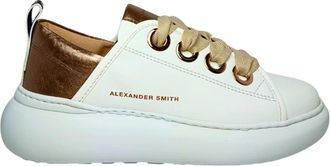 Alexander Smith Leren Sneaker - Dames - Sneakers - Wit - 35 EU - Leer - Schoenen