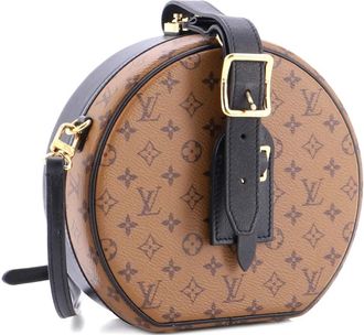 Louis Vuitton Petite Boite Chapeau Bag Reverse Monogram Canvas shoulder bag - Black