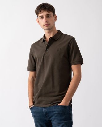 Lyle & Scott Tonal Eagle Form Groen Poloshirt