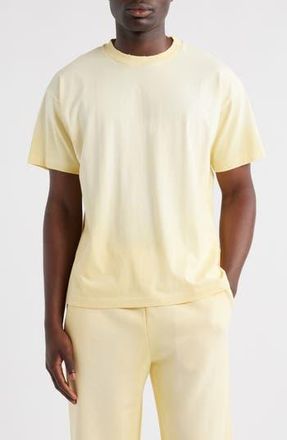 Elwood Core Oversize Organic Cotton Jersey T-Shirt in Sun Faded Butter at Nordstrom Rack, Size X-Small