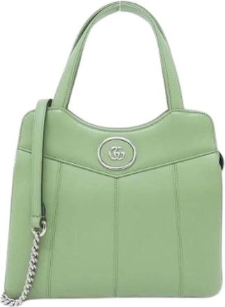 Gucci Pre-owned Petite GG Borsa a Spalla in Pelle - - Pre-owned - Donna - Verde - ONE SIZE
