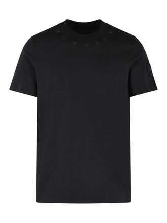 Moncler Black Cotton T-Shirt