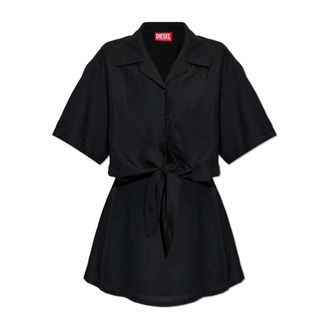 Diesel Shirt Dresses, female, Black, Size: 2XS D-Stall Dress