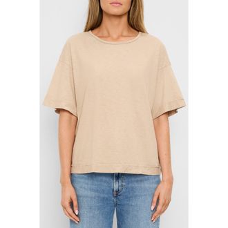 Michael Stars Tilda Oversize Cotton Crewneck T-Shirt in Macadamia at Nordstrom
