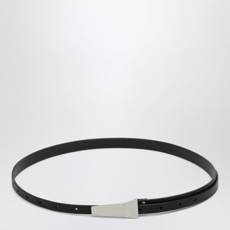 Rick Owens Cintura Trunk Belt nera in pelle