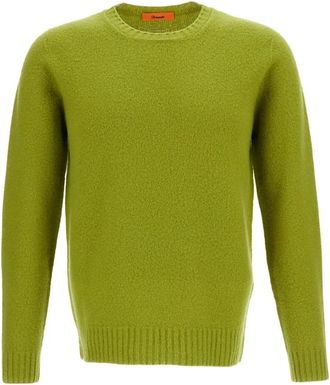 Drumohr Round-neck Truien - Heren - Ronde hals truien - Groen - 2XL - Truien & Vesten