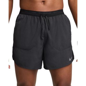 Nike Stride Dri-FIT Brief-Lined Running Shorts - Heren - Sport - Zwart - Maat: S Spandex