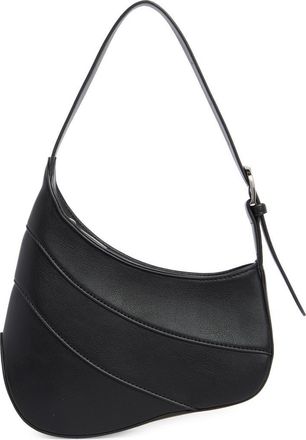 BCBGeneration Layered Asymmetric Shoulder Bag in Black at Nordstrom Rack