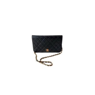 Chanel Pre-owned Classic Full Flap Bag - Dames - Pre-owned - Zwart - Maat: ONE Size Leer