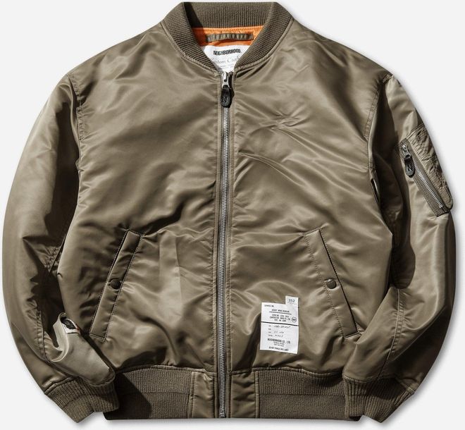 Neighborhood Men s MA-1 Flight Jacket MOD Olive Drab from $941.00