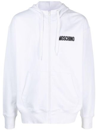 Moschino Felpa con cappuccio - Bianco