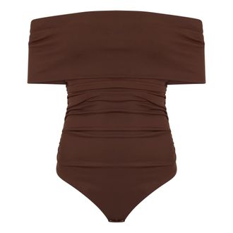 Des_Phemmes Body, female, Brown, Size: 2XS Stretch Jersey Body