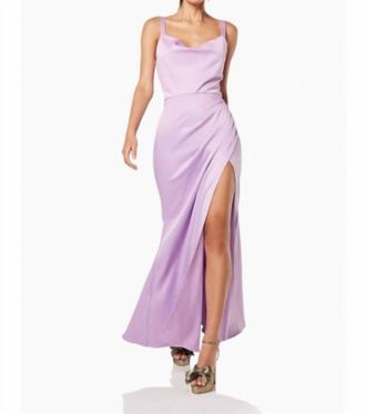 Elliatt Emerson Maxi Gown In Lilac