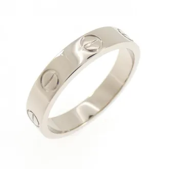 Cartier Love White Gold (18K) Band Ring (Pre-Owned)