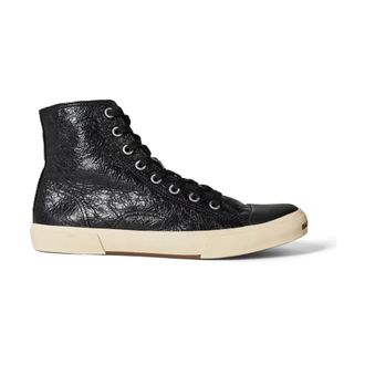 Balenciaga Sneakers, male, Black, Size: 8 US Paris High-Top Sneakers