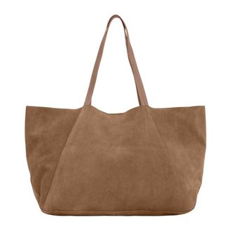 BTF-CPH Btfcph - Suede Shopper - Dames - Tassen - Bruin - Maat: ONE Size Su&egrave;de