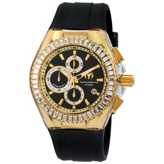Technomarine Cruise Chronograph Quartz Crystal Black Dial Mens Watch TM-121155