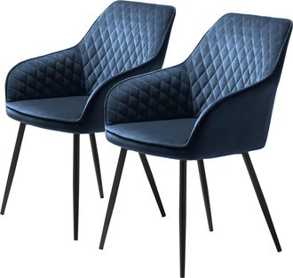 Red Living home24 Armlehnenstuhl Dela (2er-Set)