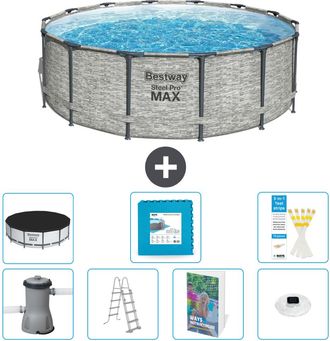 Bestway Piscina Bestway Steel Pro Max Redonda - 427x122 Cm - 8-piezas S674