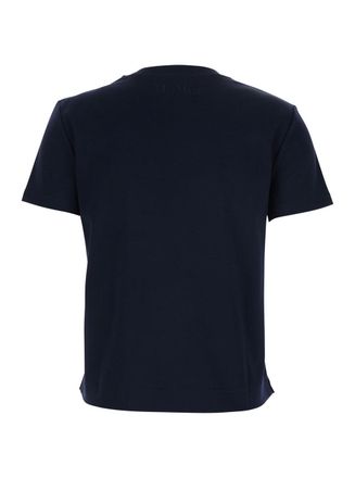 Max Mara Womens T-Shirt Donata Dark Blue Cotton T-Shirts & Jerseys