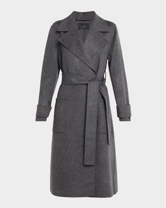Joseph Arline Double-Face Wool-Cashmere Coat