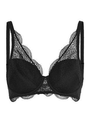 Simone Pérèle Simone PÉRÈLE Karma Lace Padded Half-cup bra - Black - 36E