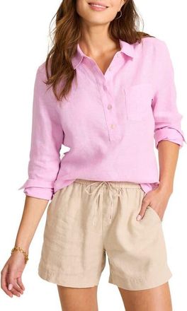 Tommy Bahama Coastalina Popover Blouse in Lilac Chiffon at Nordstrom, Size X-Small