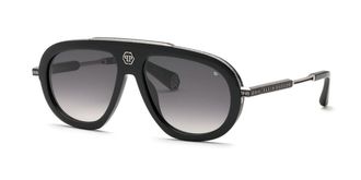 Philipp Plein SPP151V 700Y Womens Sunglasses Black Size 57