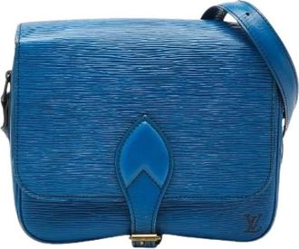 Louis Vuitton Pre-owned Cross Body Bags, female, Blue, Size: ONE SIZE Pre-owned Cartouchiere Epi Shoulder Bag