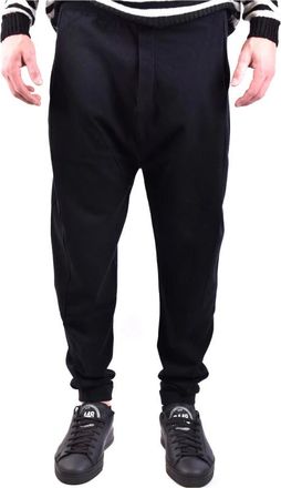 Isabel Benenato Zwarte Broek Ss 22 Stijlvolle Upgrade - Heren - Sweatpants - Zwart - L - Polyester - Broeken