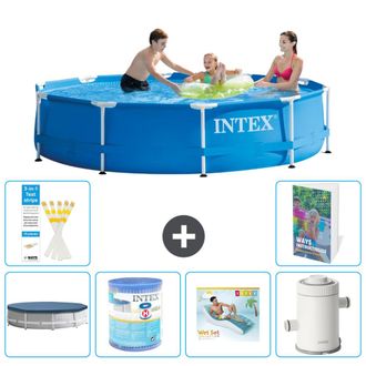 Intex Piscina Con Estructura Redonda - 305x76 Cm - 7-piezas S113