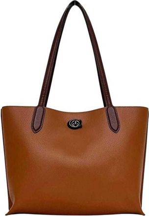 Coach Brown Leather Tote Bag (Pre-Owned)