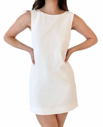 Favorite Daughter Meet Cute Mini Dress In Ivory
