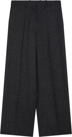 Givenchy Regular Fit Broek - Dames - Wijde Broeken - Grijs - S - Broeken
