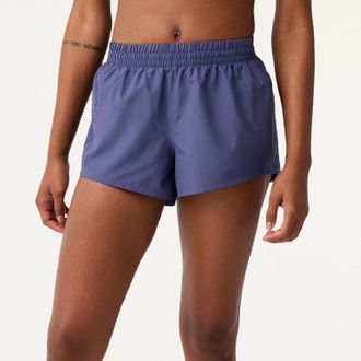 Brooks Womens Dash Shorts Purple XXL