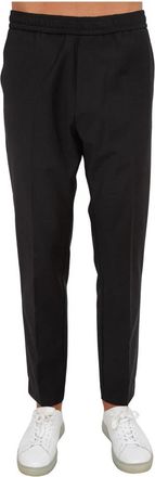 Liu Jo Slim-fit Broek - Heren - Slim Fit Broeken - Zwart - S - Wol - Broeken