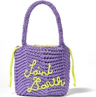 MC2 Saint Barth Rope Violet Crochet Shoulder Bag