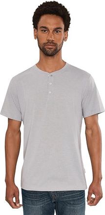 The North Face Tri-Blend Short Sleeve Henley Mens Clothing TNF Light Grey Heather : 2XL, Cotton/Polyester