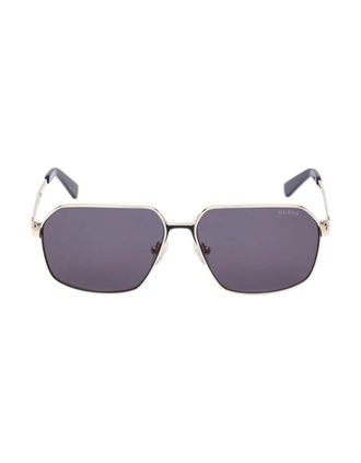 Guess Mens Guess Blue Lens Gold Sunglasses - Size: ONE size
