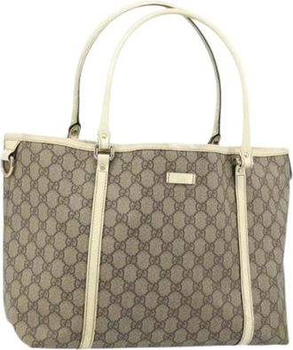 Gucci Pre-owned Tote Bags, female, Beige, Size: ONE SIZE Pre-owned Vintage Tote Bag