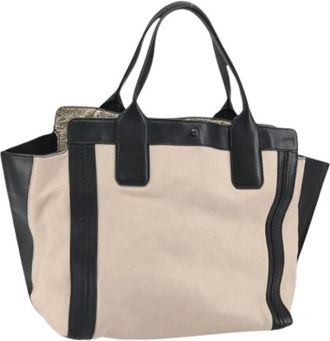 Chlo&eacute; Pre-owned Tote Bag - Dames - Vintage Shopper - Beige - ONE Size - Leer - Vintage